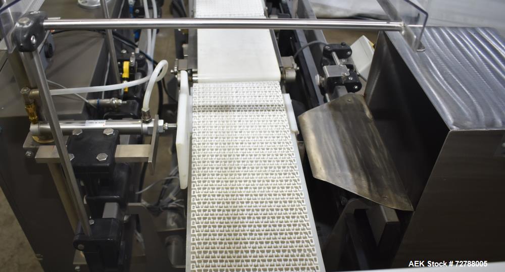 Used Mettler-Toledo Safeline Hi-Speed Model XE Combination Metal Detector and Checkweigher. Capable of speeds up to 500 packages per minute. Capable of weighing product up to 7kg. Approximate 7-3/4" ...